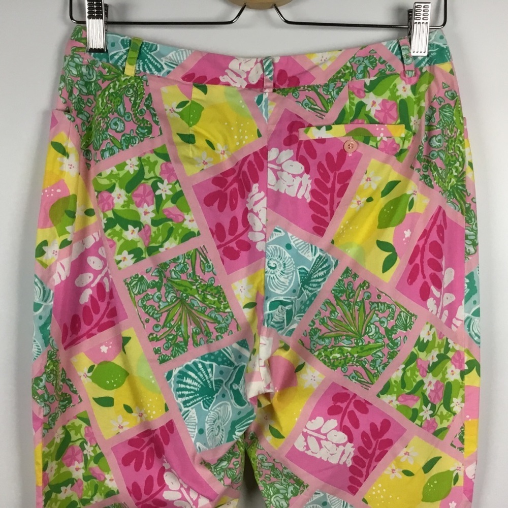Vintage Lilly Pulitzer Patchwork Capri Pants - image 4